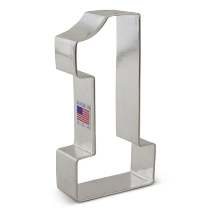 Large Number 1 Cookie Cutter 4 3/8" Ann Clark