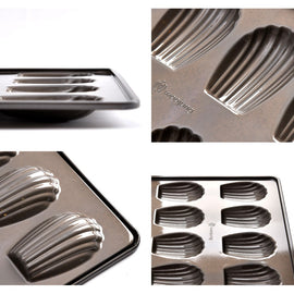 Silpap Silicone Coated Classic Madeleine Pan 6