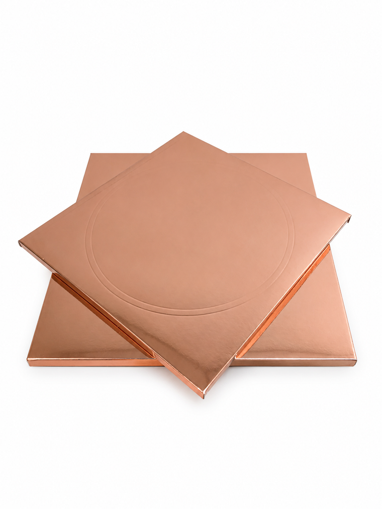 205mm (8 1/16") Rose Gold Square Board - ⅜" Thick