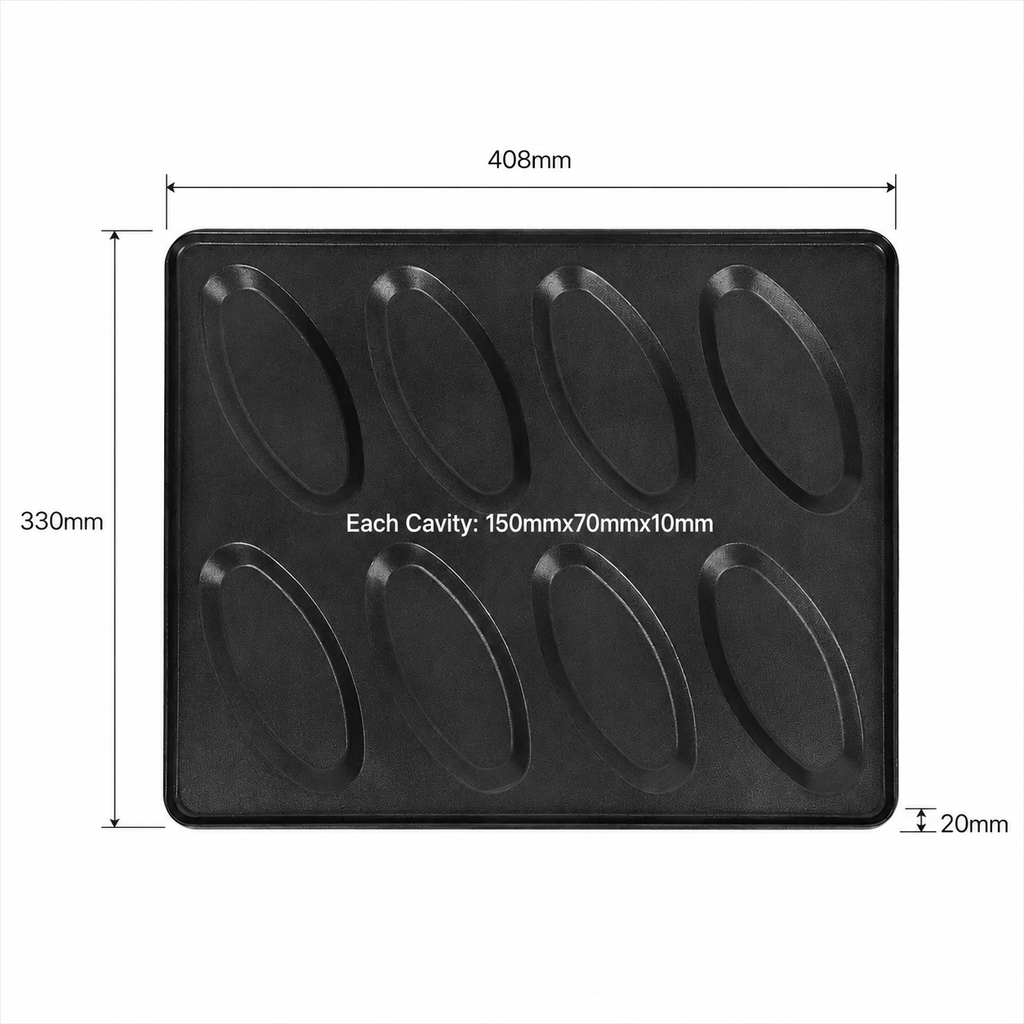 Salt Bread Pan (Shio Pan) - 8 Cavity