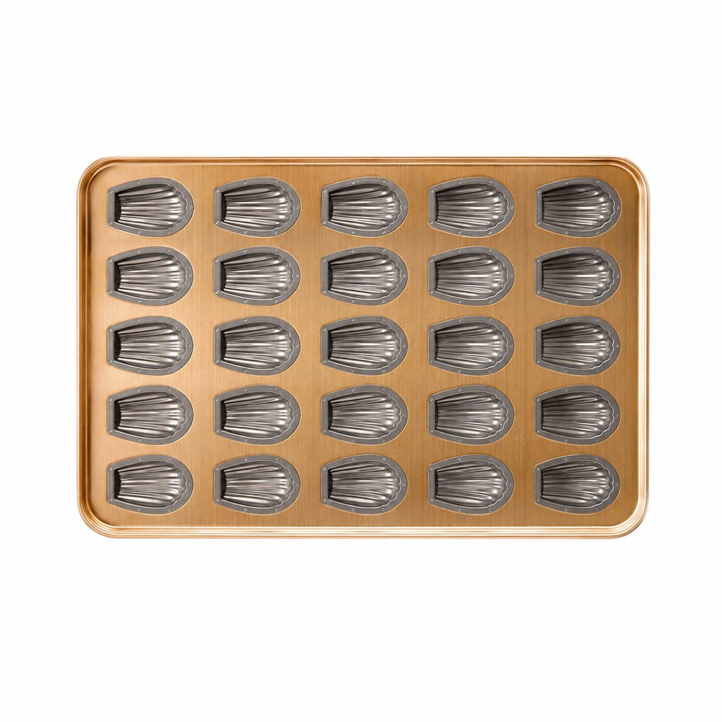 Commercial Silpap Silicone Coated Deep Classic Madelein Gold Pan -25