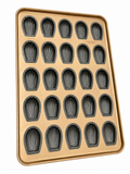 Commercial Silpap Silicone Coated Deep Classic Madelein Gold Pan -25