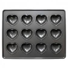 Silpap Heart Baking Pan 12 Cavity