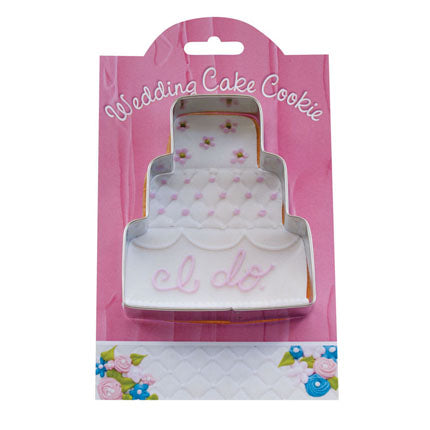 Wedding Cake Cookie Cutter 4"