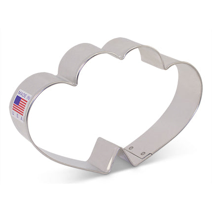 Double Heart Cookie Cutter 4 5/8"
