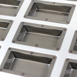 Commercial Silpap Silicone Coated Rectangle Financier Pan - 25