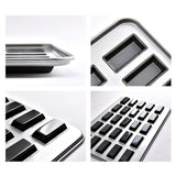 Commercial Silpap Silicone Coated Rectangle Deep Financier Pan - 25