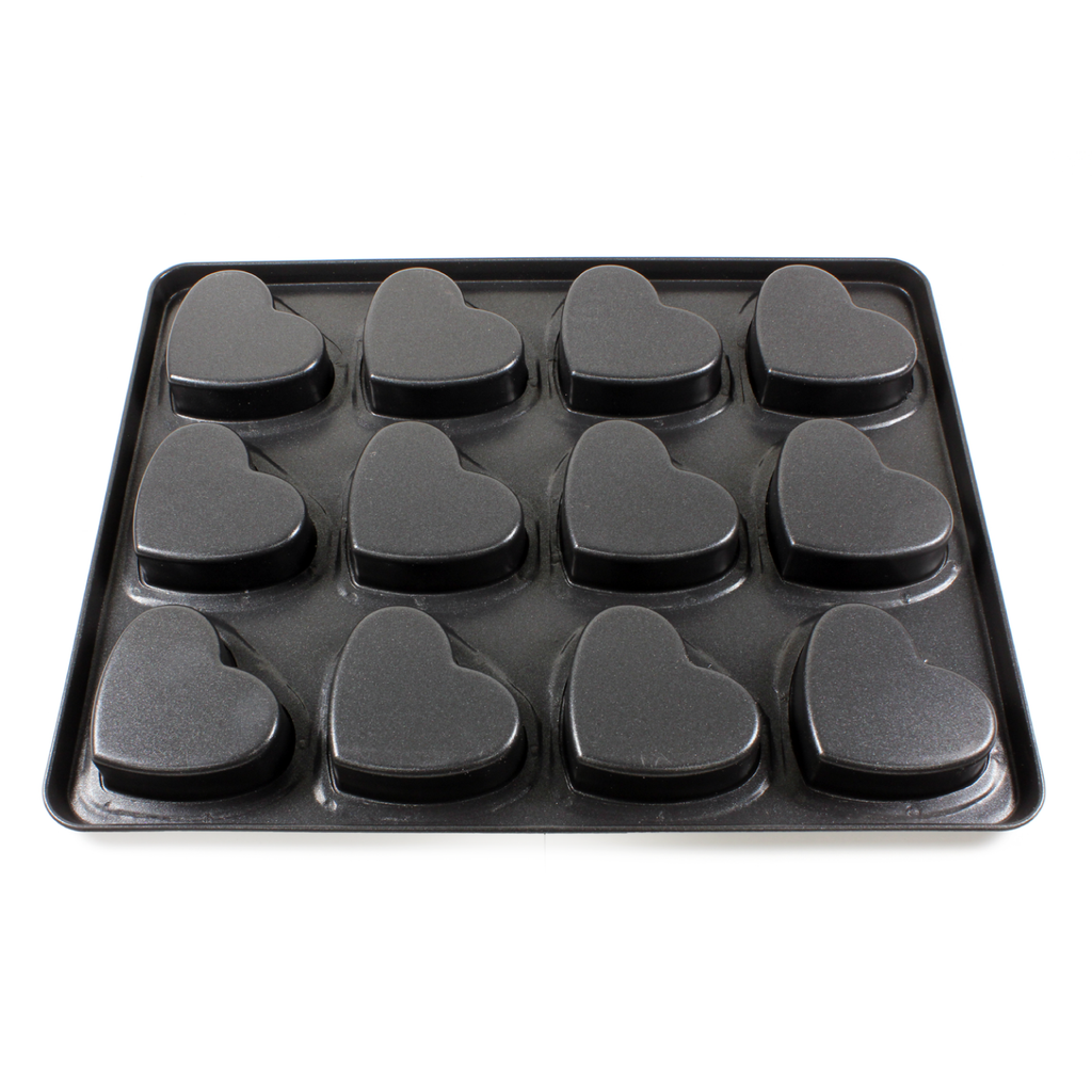 Heart Mould pan 12 cavity