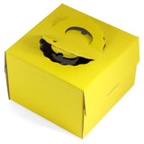 240mm (9½") Yellow Cake Box with handle