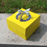 210mm (8¼") Yellow Cake Box with handle