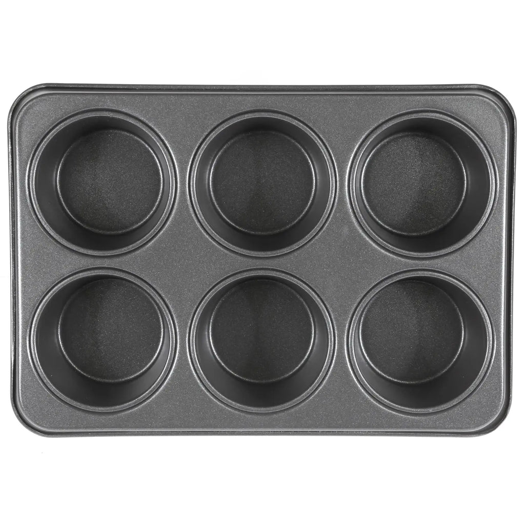 Cup Muffin Pan for Mini Oven Home Baker Teflon Non-Stick Coated